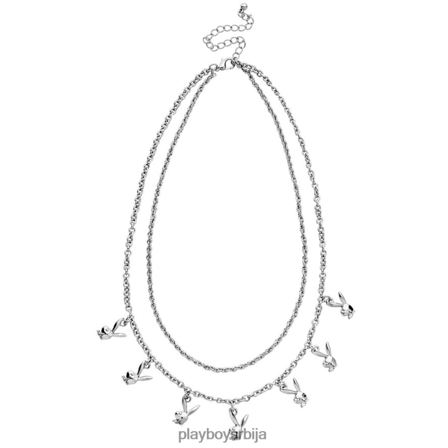 прибор Playboy зека наслагани ланчић зека огрлица оригинални Жене 2F84PF1629