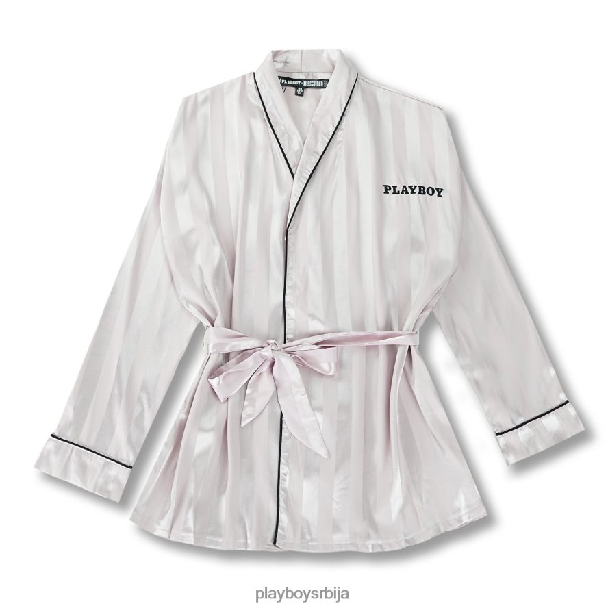 одећу Playboy салонски сатенски огртач розе Жене 2F84PF1062