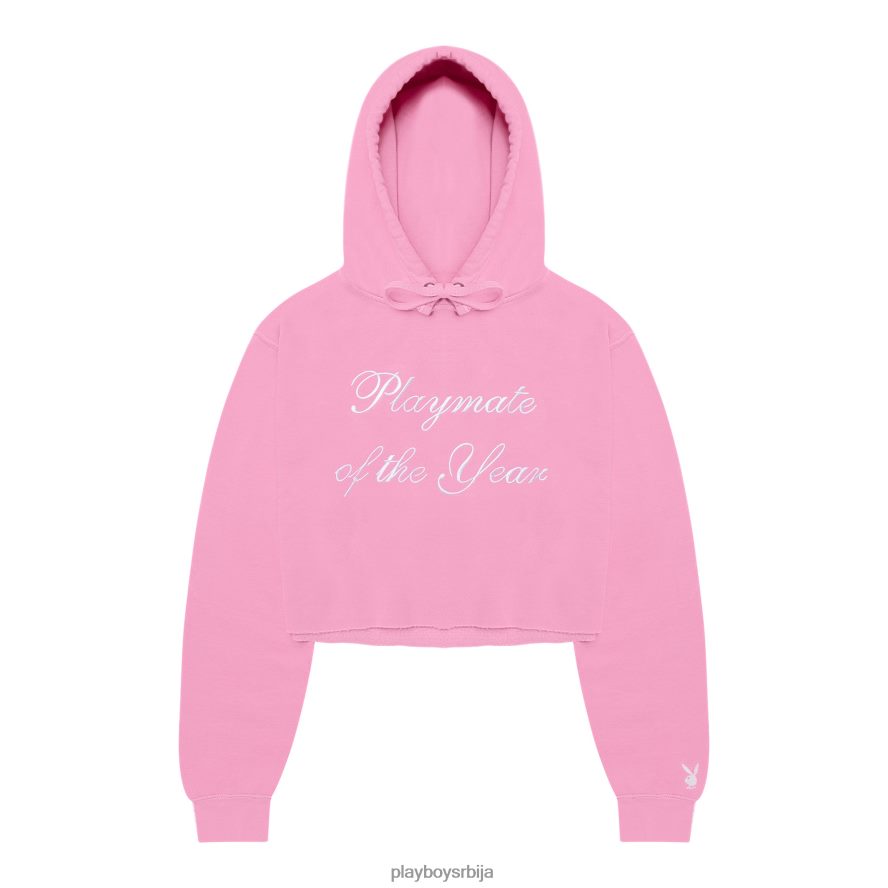 одећу Playboy Штампа са капуљачом године другарица за игру розе/бело Жене 2F84PF1070