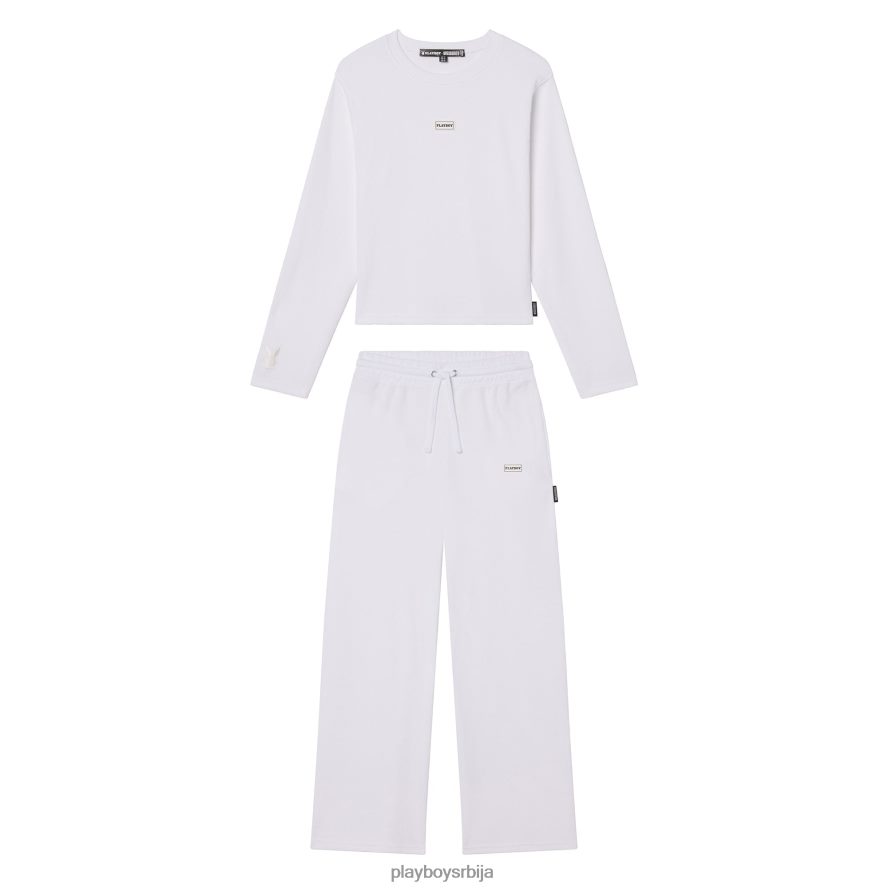 одећу Playboy дневни сет дугих рукава бео Жене 2F84PF1071