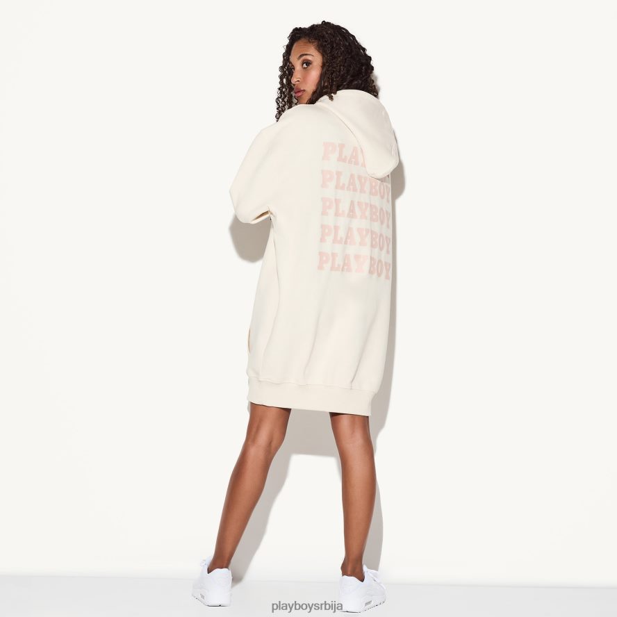 одећу Playboy хаљина са капуљачом са понављањем штампе песак Жене 2F84PF1082