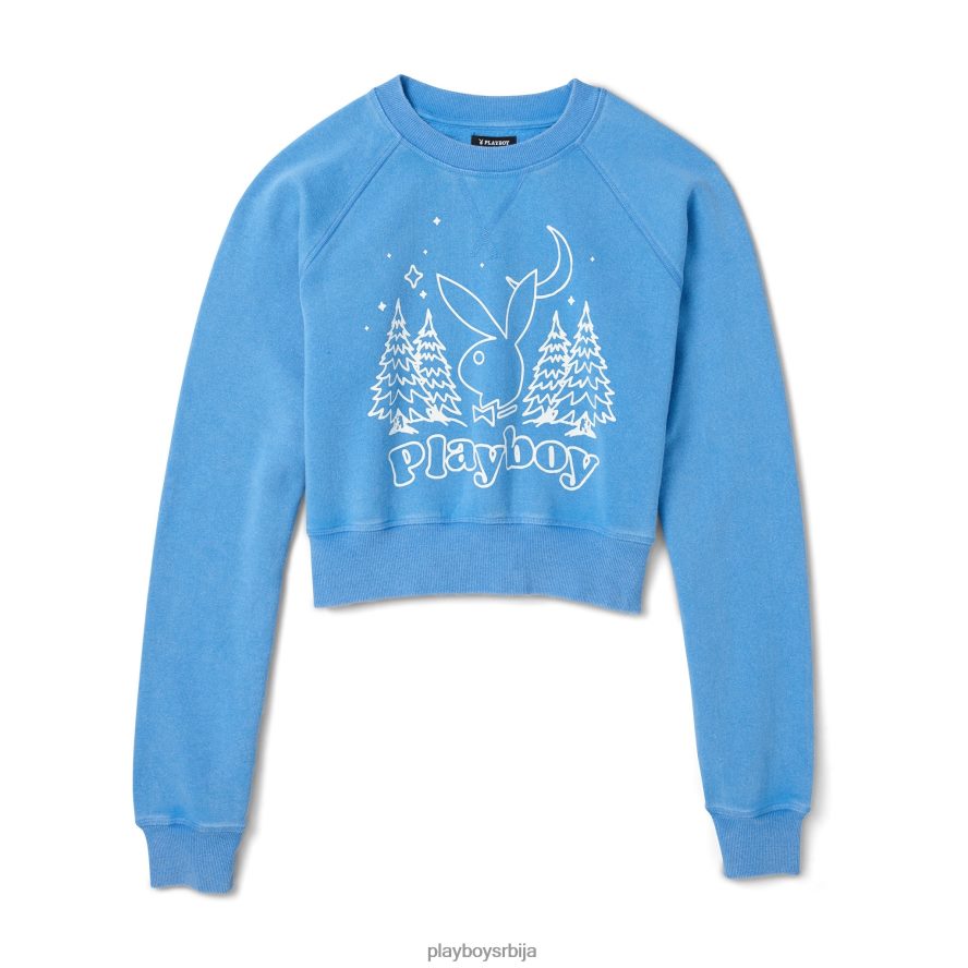 одећу Playboy винтаге раглан дукс са округлим изрезом оригинални Жене 2F84PF1086