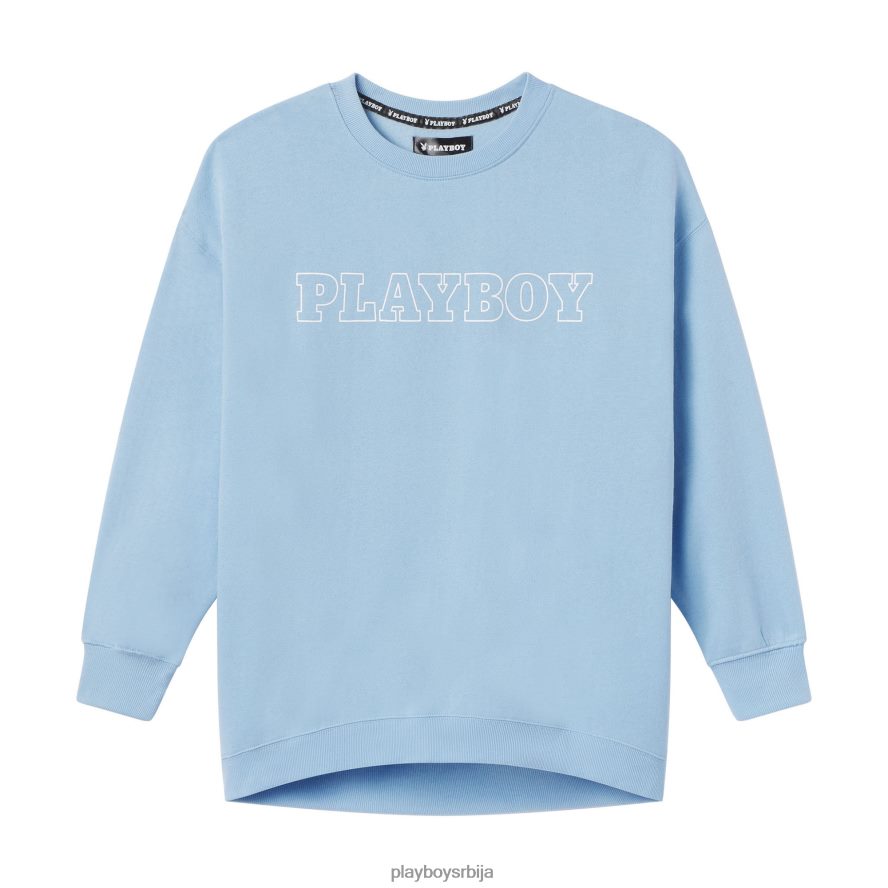 одећу Playboy мастхеад цревнецк Плави Жене 2F84PF1109