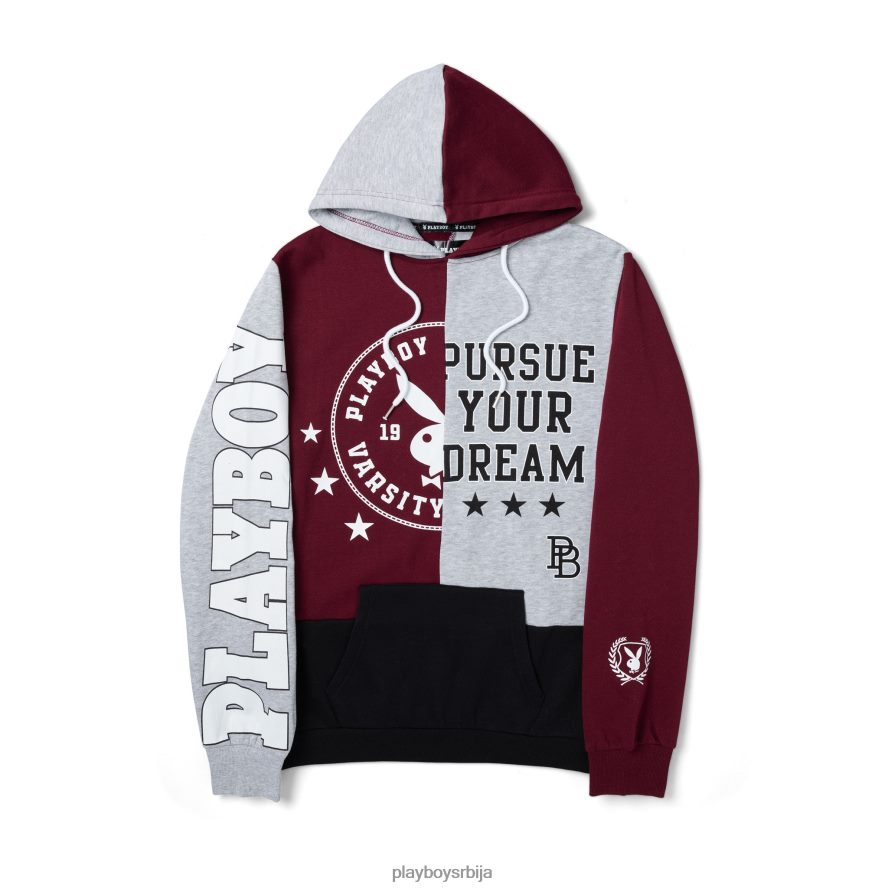 одећу Playboy универзитетска дуксерица бордо Жене 2F84PF1137