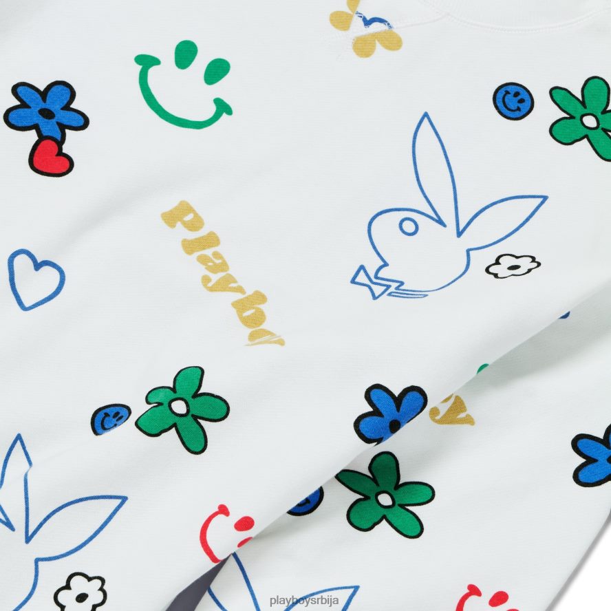 одећу Playboy дукс са округлим изрезом звезда бела Жене 2F84PF1154