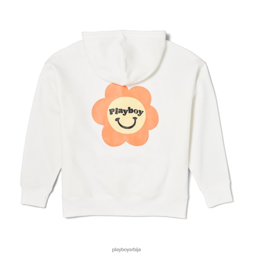 одећу Playboy кампер превелика капуљача звезда бела Жене 2F84PF1157