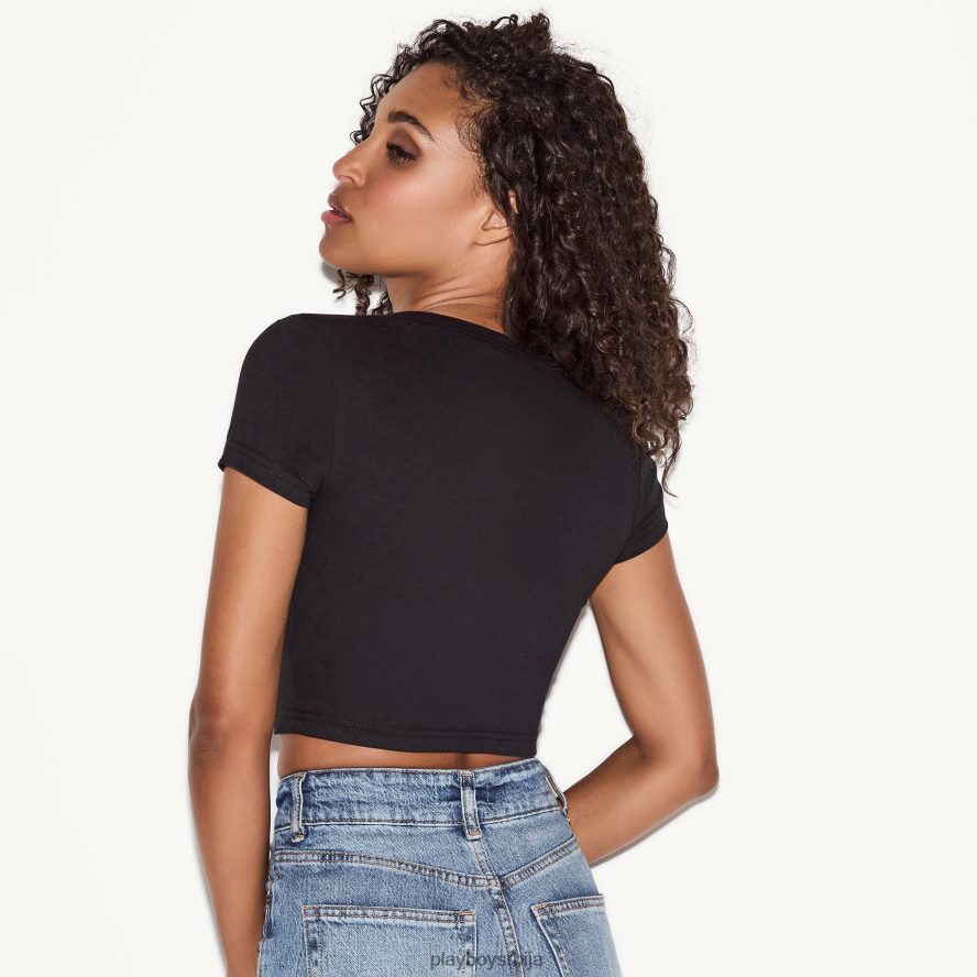 одећу Playboy април 1991. корице мајице за бебе црн Жене 2F84PF931
