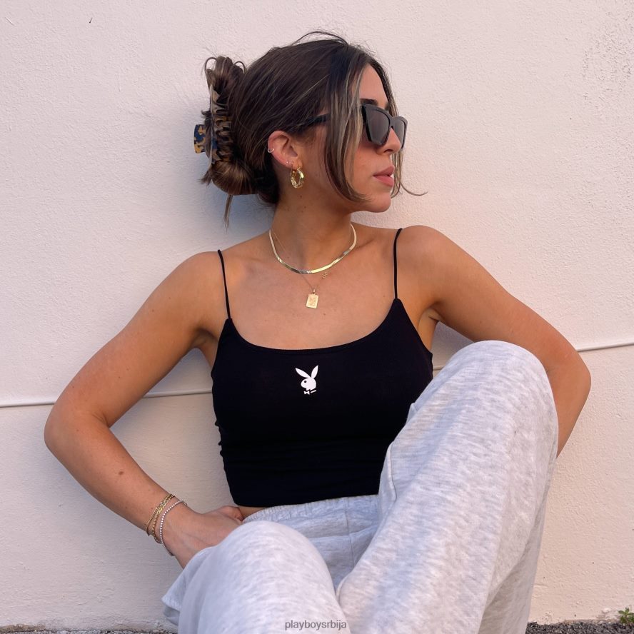 одећу Playboy класични цами топ бео Жене 2F84PF1058