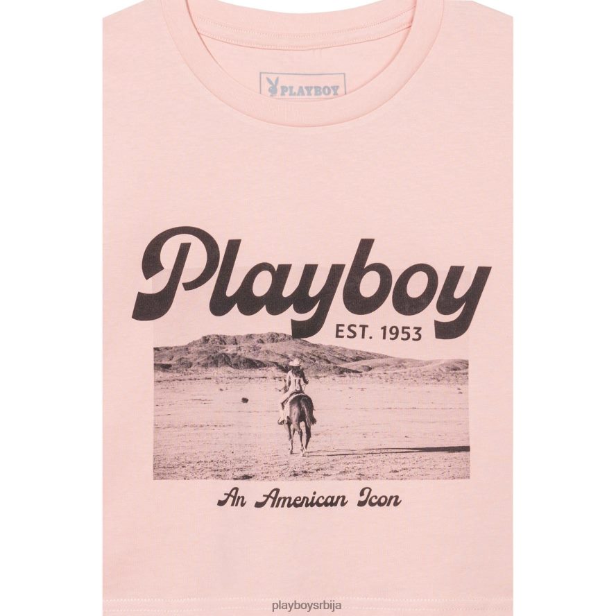 одећу Playboy ошишана мајица са иконом десперадо америцан оригинални Жене 2F84PF938