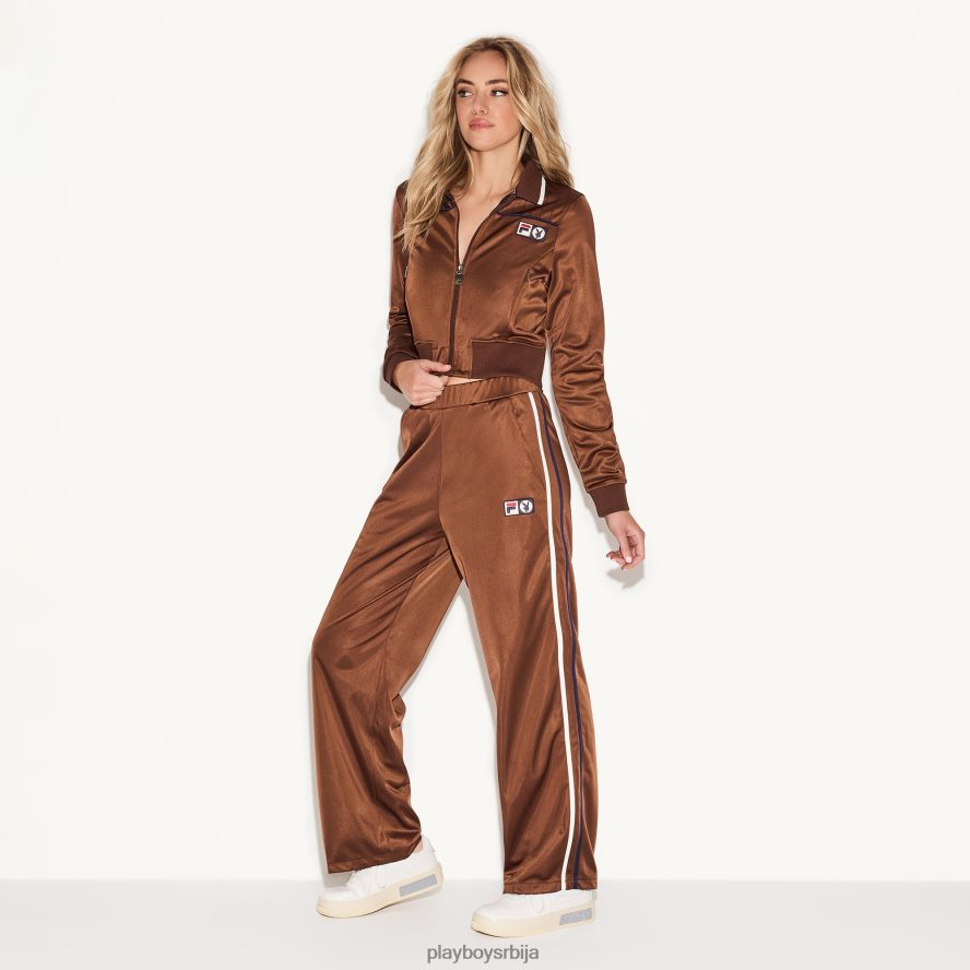 одећу Playboy x FILA марди панталоне браон Жене 2F84PF1180