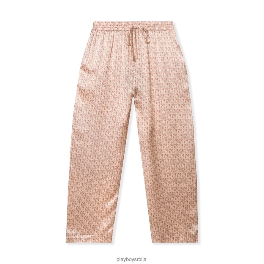 одећу Playboy x Revolve понављајући свилене панталоне зечића руменити Жене 2F84PF1196