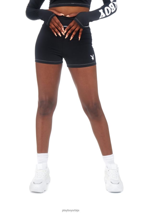 одећу Playboy активни шортс са рамом црн Жене 2F84PF1262