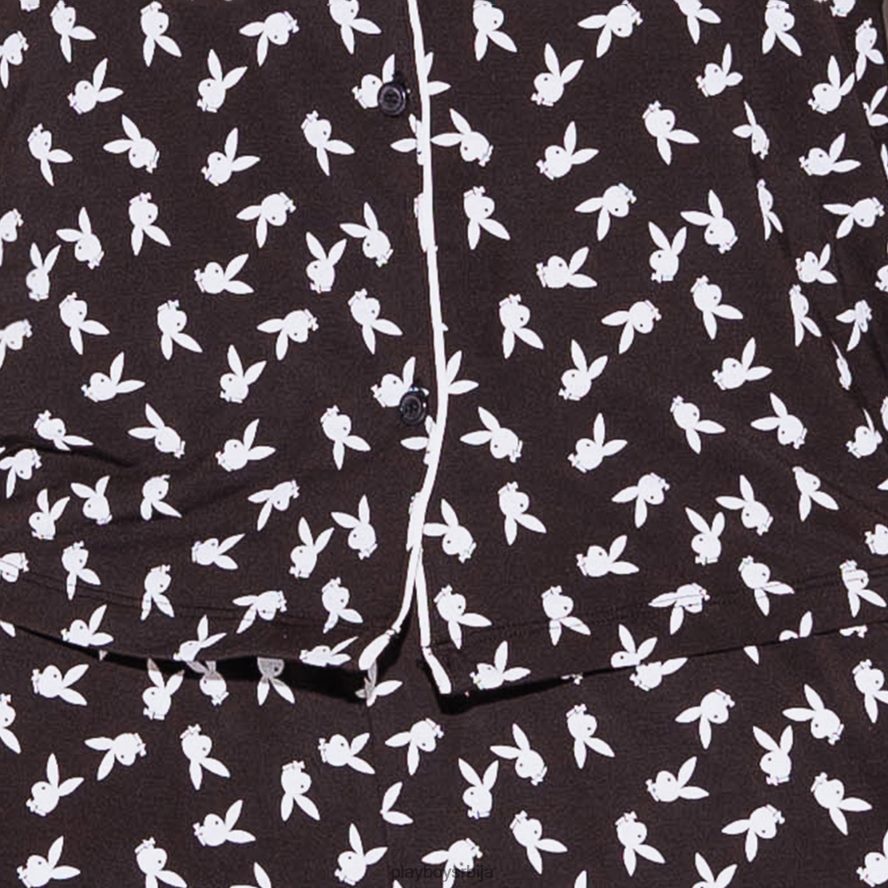 одећу Playboy комплет пиџаме за спавање алловер бунни Жене 2F84PF1268