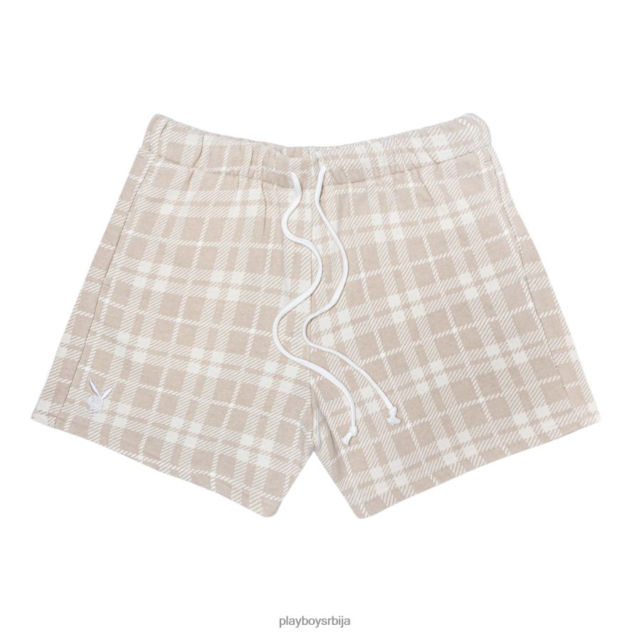 одећу Playboy превелики карирани кратки тан плаид Жене 2F84PF1279