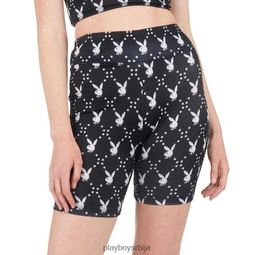 одећу Playboy зечја глава бициклизам кратко црн Жене 2F84PF1305