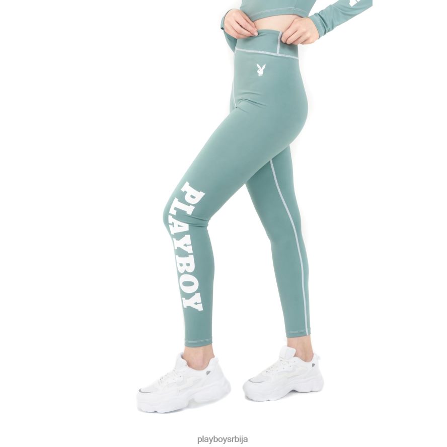 одећу Playboy активне брендиране хеланке зелен Жене 2F84PF1331