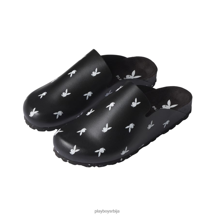 обућа Playboy кожни тобогани црн Жене 2F84PF1590