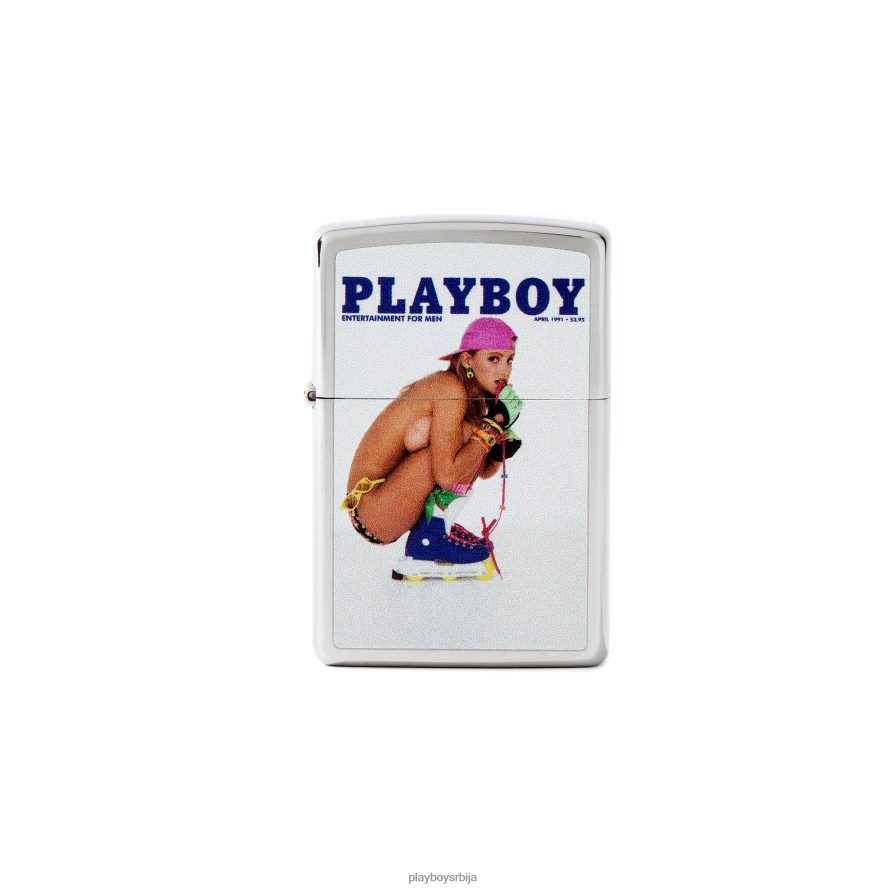 прибор Playboy април 1991 корице зиппо упаљач оригинални мушкарци 2F84PF817