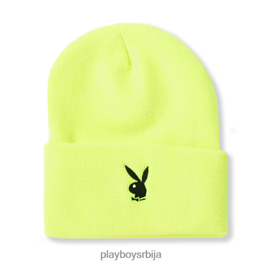 прибор Playboy плетена капа са манжетама на глави зеца сигурносна жута мушкарци 2F84PF735
