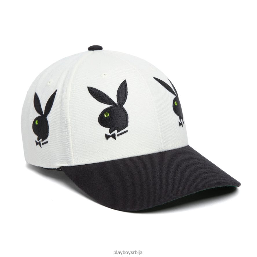прибор Playboy x HUF рхинестоне 6 панел шешир бео мушкарци 2F84PF789