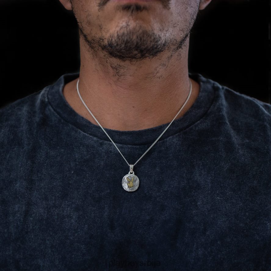 прибор Playboy огрлица са привезком са зечјом главом мешовити метал мушкарци 2F84PF877