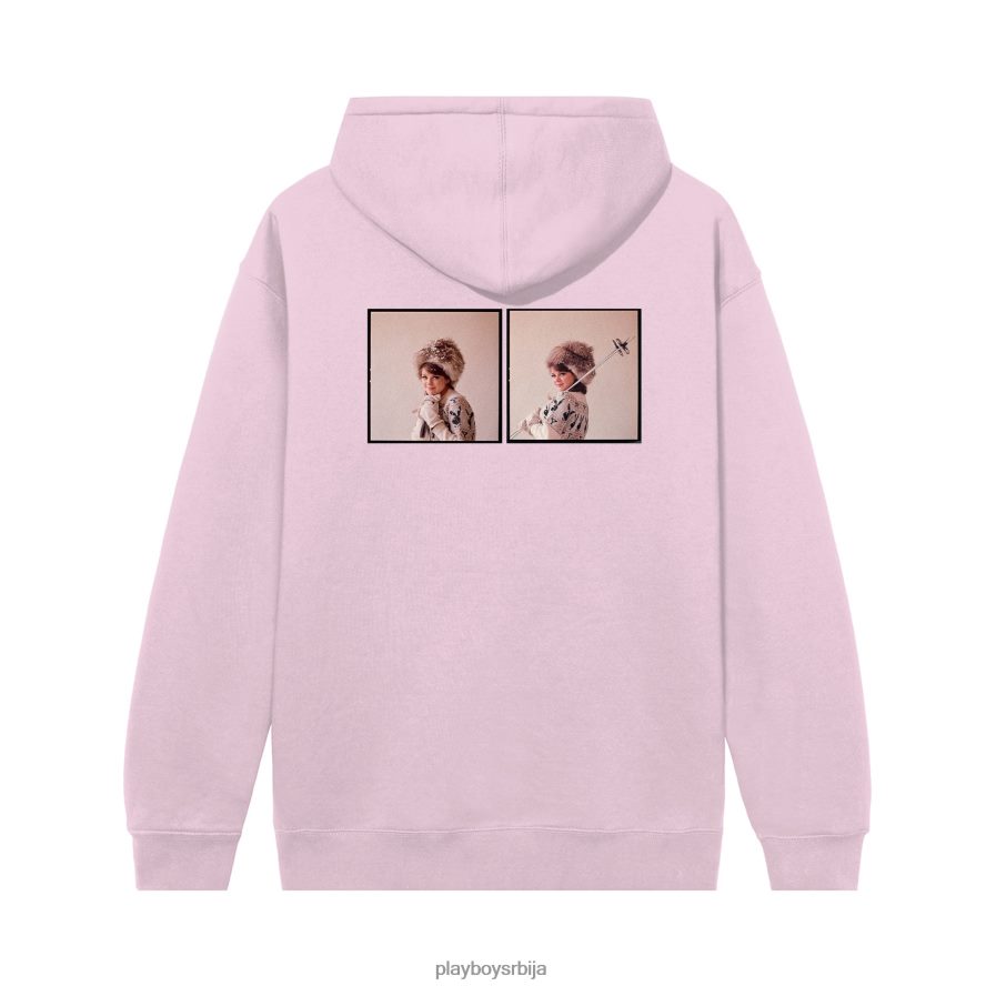 одећу Playboy јануар 1964. плаимате схарон рогерс хоодие розе мушкарци 2F84PF446