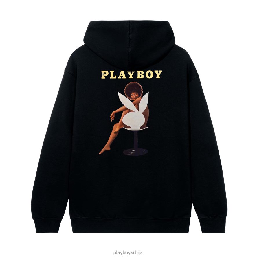 одећу Playboy октобар 1971 дарине капуљача за крму црн мушкарци 2F84PF410