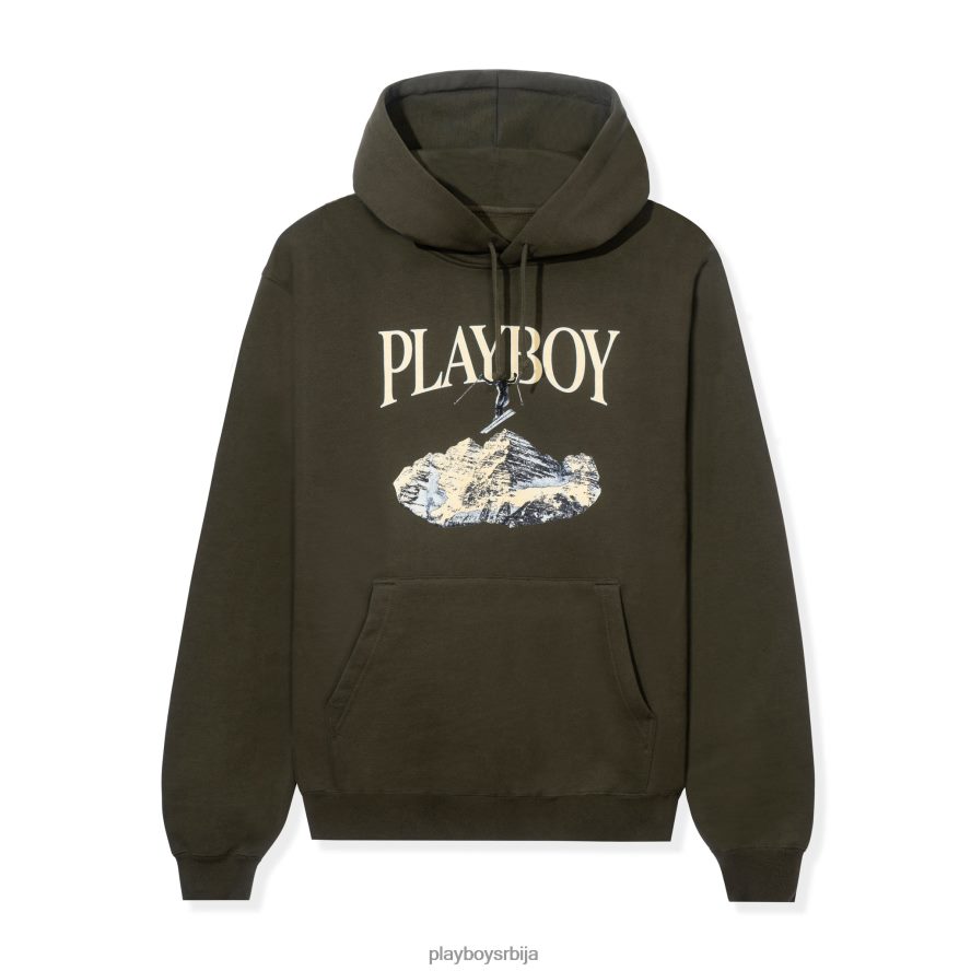 одећу Playboy ски хоодие феат. Холи кувар из Девојке зиме 1984 маслина мушкарци 2F84PF420