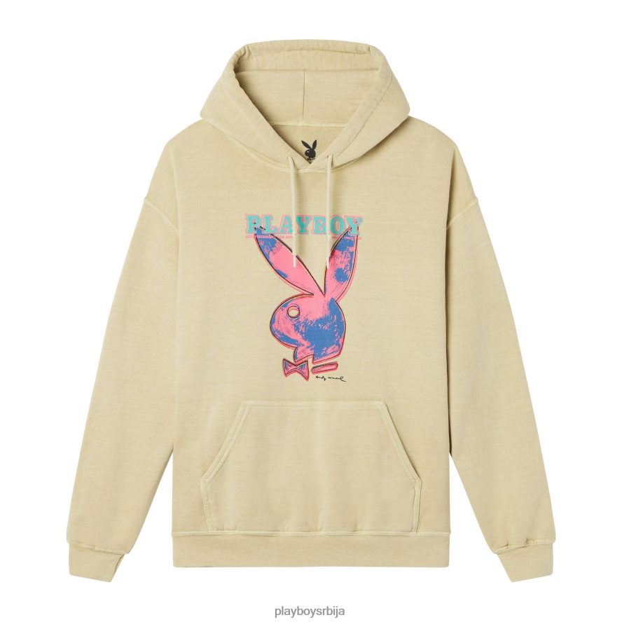 одећу Playboy јануар 1986 анди вархол капуљача с капуљачом оригинални мушкарци 2F84PF492