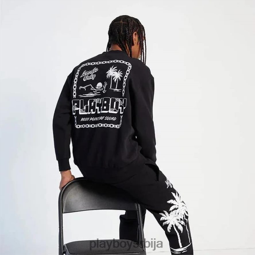 одећу Playboy пб роцки поинт цревнецк црн мушкарци 2F84PF367