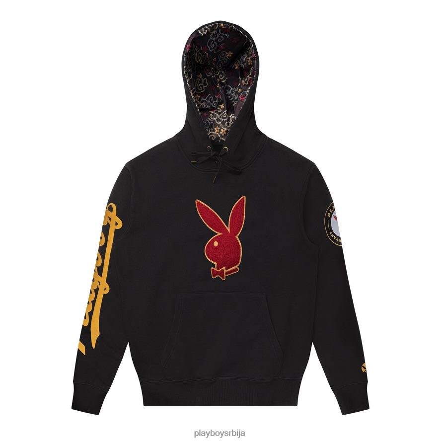 одећу Playboy x Lids година од зеца дуксерица црн мушкарци 2F84PF512