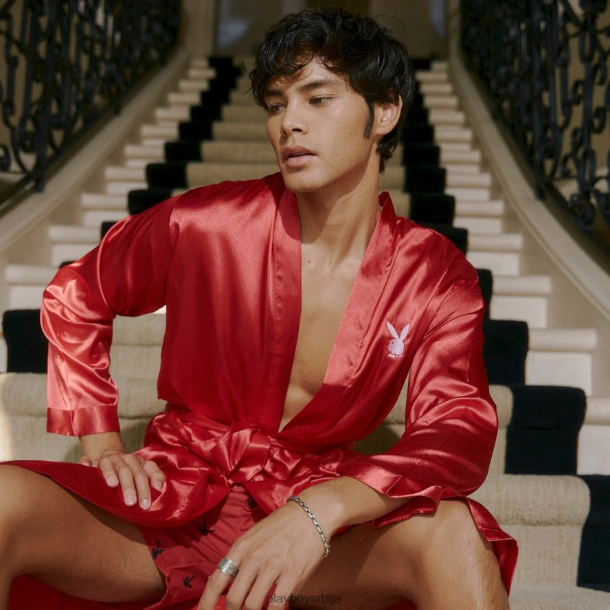 одећу Playboy сатенски дворски огртач оригинални мушкарци 2F84PF670