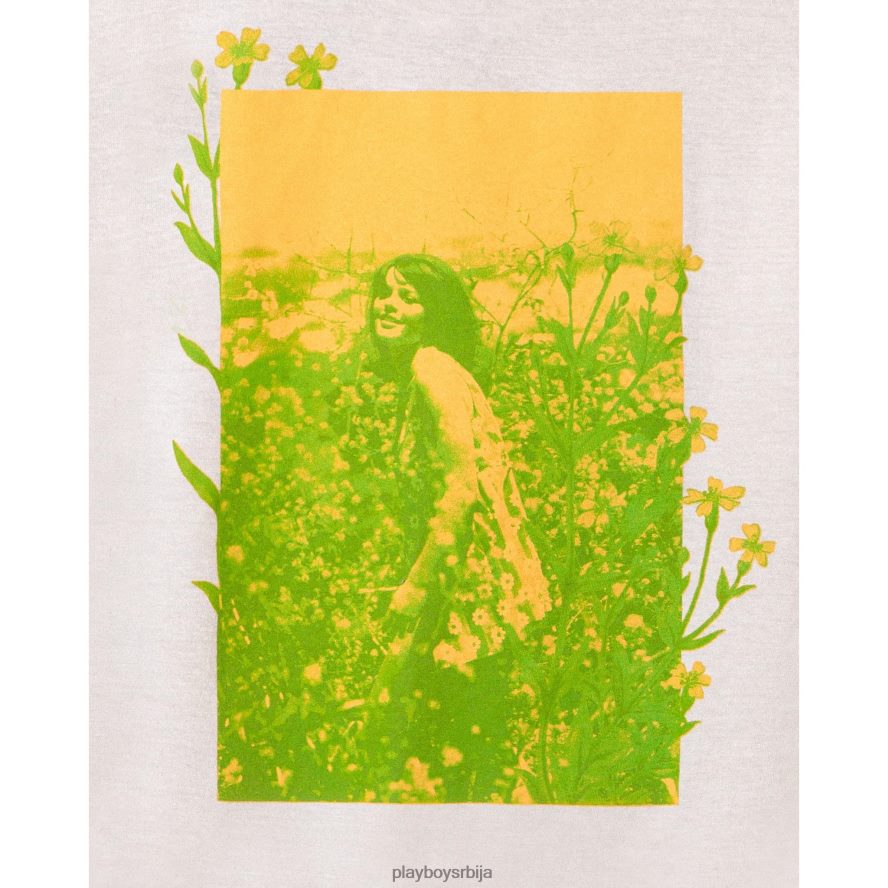 одећу Playboy август 1968. мајица са цветним јарболом за плејмате Гале Олсона оригинални мушкарци 2F84PF305
