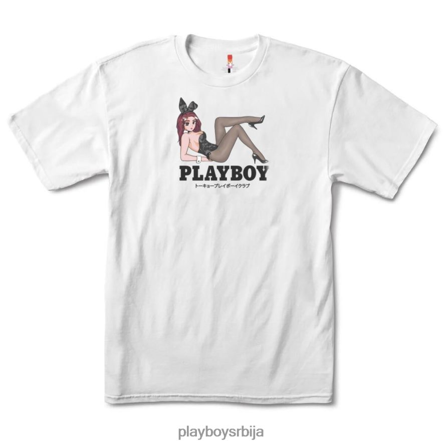 одећу Playboy Токио Цлуб опен касна мајица бео мушкарци 2F84PF115