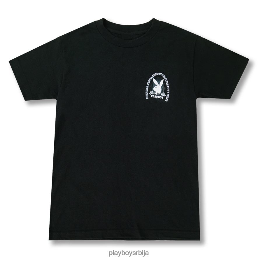 одећу Playboy плаи росе тее црн мушкарци 2F84PF26