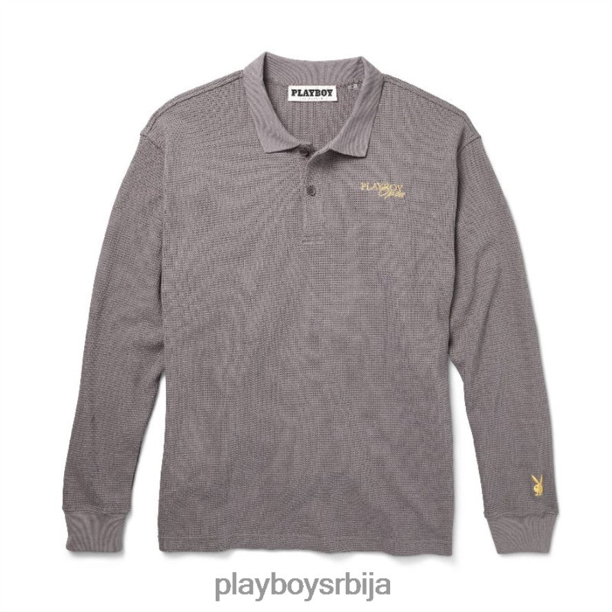 одећу Playboy отворени поло дуги рукав коситар мушкарци 2F84PF286