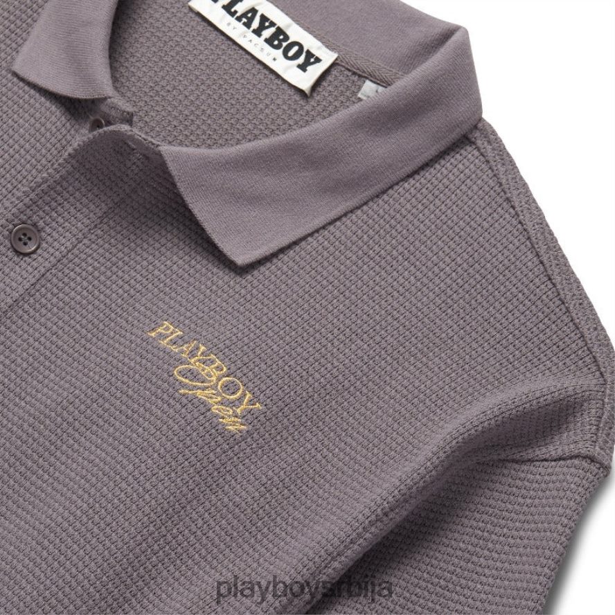 одећу Playboy отворени поло дуги рукав коситар мушкарци 2F84PF286
