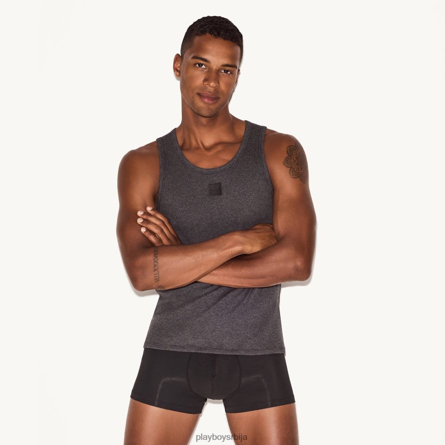 одећу Playboy Ессентиалс риб танк олуја мушкарци 2F84PF312