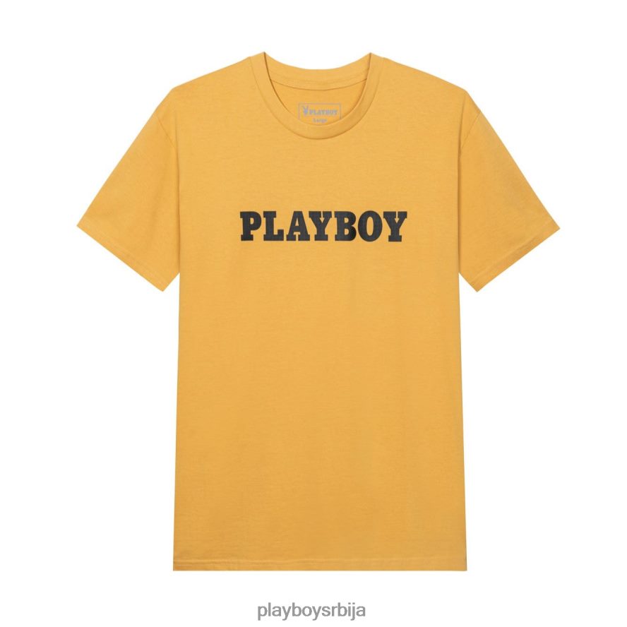 одећу Playboy мастхеад мајица злато мушкарци 2F84PF83