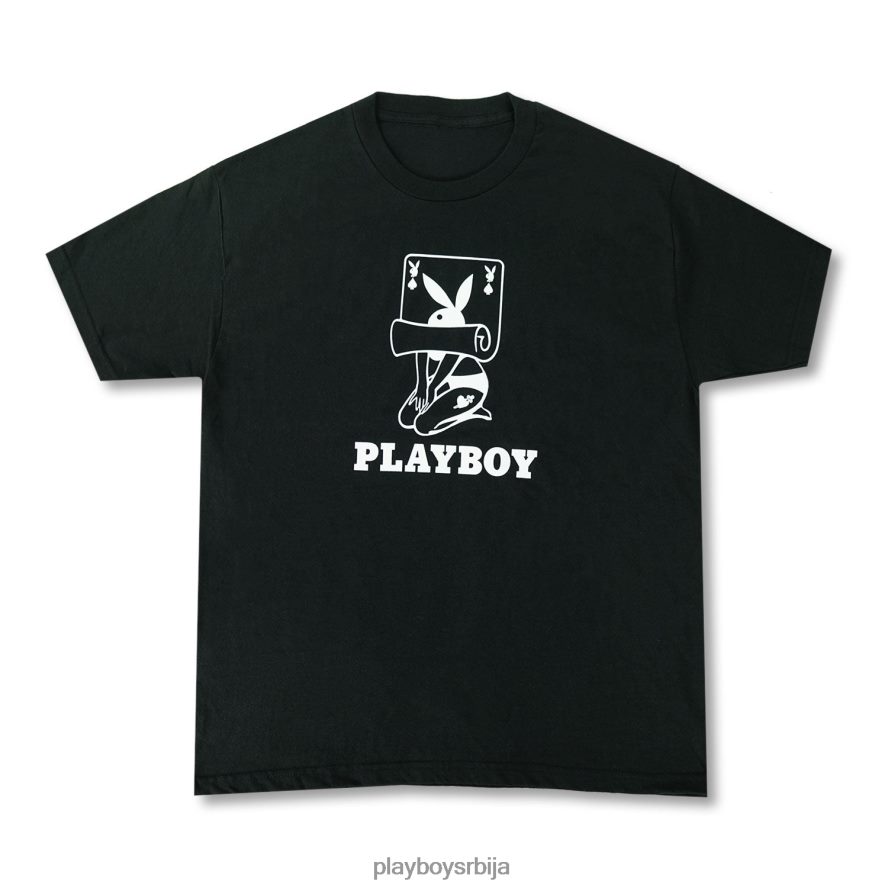 одећу Playboy роллинг цард тее црн мушкарци 2F84PF93