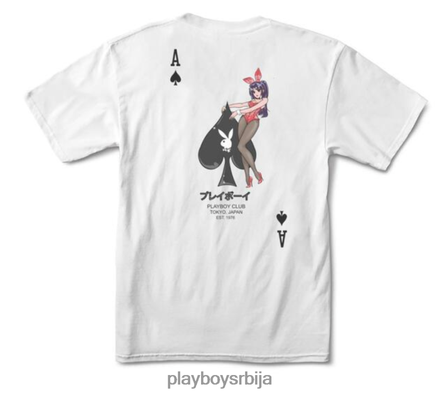 одећу Playboy кец пик 2.0 мајица бео мушкарци 2F84PF44