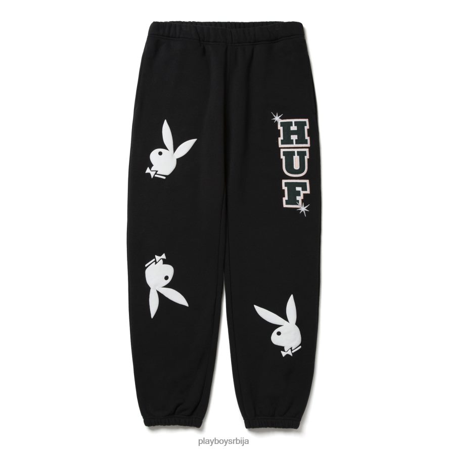 одећу Playboy x HUF тренирке са зечјом главом сива мушкарци 2F84PF598